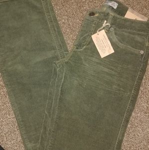 American eagle olive cordoroy pants
